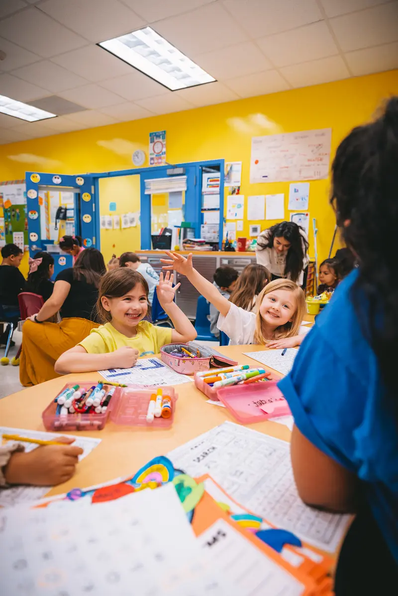 Children enjoying summer camp activities
